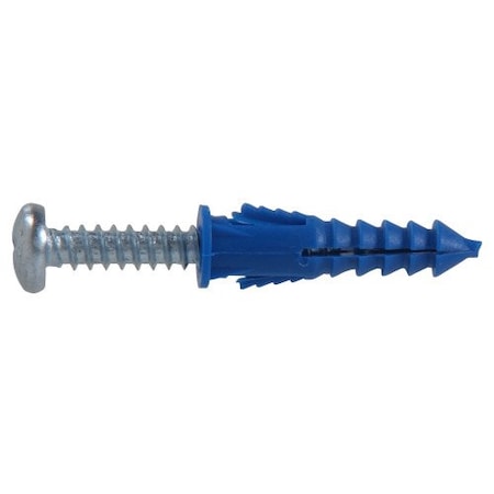 Hillman Screw Anchor, 1-1/4" L, Nylon, 5 PK 41821